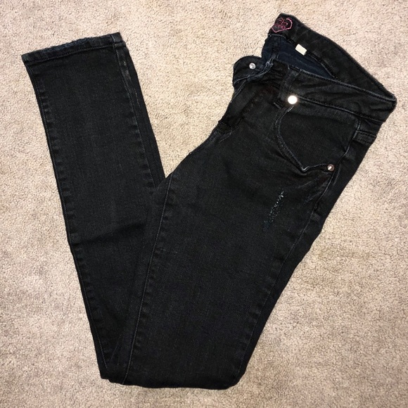2B Bebe | Jeans | 2b Bebe Black Skinny Jeans With Stud Pockets Sz 26 ...